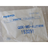 Festo Sperr-Steckverschraubung QSK-M5-4LOT0298 Typ.Nr. 153291
