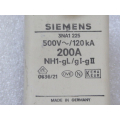Siemens 3NA1225 200A NH1-gL/gI-gII 500V~ Sicherungseinsatz