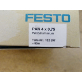 Festo PAN 4 x 0.75 152697 Schlauch Weißaluminium = ungebraucht !!