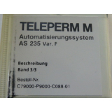 Siemens Teleperm M C79000-P9000-C088-01 Automation system AS 235 Var. F