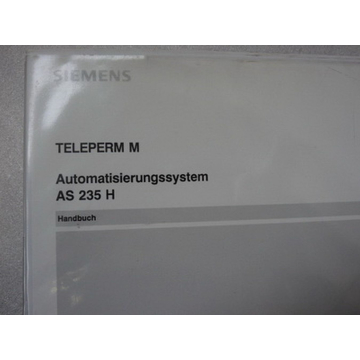 Siemens Teleperm M C79000-G8000-C293 Automation system AS 235 H Manual