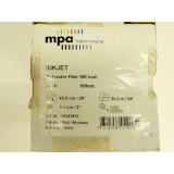 mpa Digital Imaging Polyester Film 100 matt J86K 100mic ,  Breite: 62.5 cm/25" , Ø Rolle: 5.1 cm/2" , Art.-Nr. 14101913