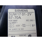 Siemens 3UW1701-2V57-70A Overload relay