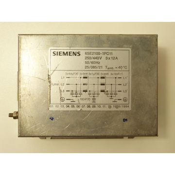 Siemens 6SE2100-1FC11 Filter