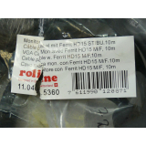 Roline monitor cable 11.04.5360 with ferrite HD15 ST / BU 10 m