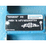 Rexroth Steuerblock 4WEH 16 M71/6EG24 N9TK4 mit Wegeventil 4WE 6 J61/EG24N9K4 24 V DC 1,25 A gebraucht