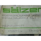 Sälzer S 440 Nockenschalter mit Blende 1 - 3 schaltbar 40 ( 10 ) A 380 V = ungebraucht in Originalfolie verpackt