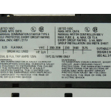 Siemens Sirius 3RV1011-0CA10 Circuit-breaker 240 V and 3RV1901-1E Auxiliary contact horizontal unused