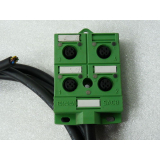 Phoenix Contact SACB 4/4 sensor box 16 95 05 8 incl. PUR / PVC cable 4 x 0 , 34 x 3 x 0 , 75 280 mm long