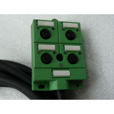 Phoenix Contact SACB 4/4 Sensorbox 16 95 05 8 incl. Kabel PUR / PVC 4 x 0 , 34 x 3  x 0 , 75  630 mm lang