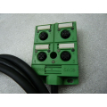 Phoenix Contact SACB 4/4 Sensorbox 16 95 05 8 incl. Kabel PUR / PVC 4 x 0 , 34 x 3  x 0 , 75  170 mm lang