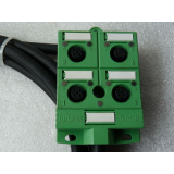 Phoenix Contact SACB 4/4 sensor box 16 95 05 8 incl. PUR / PVC cable 4 x 0 , 34 x 3 x 0 , 75 300 mm long