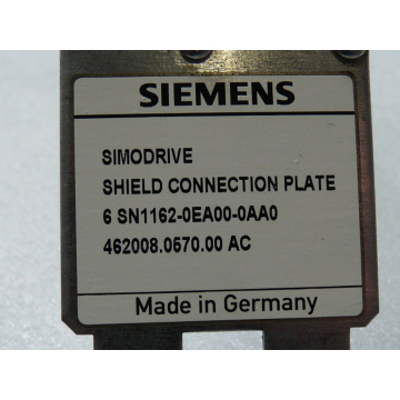 Details about   Siemens 6sn1162-0ea00-0aa0 Simodrive Shiled Connection Plate 0AA0 Simodrive Shiled Connection Plate data-mtsrclang=en-US href=# onclick=return false; 							show original title