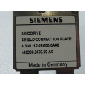Siemens 6SN1162-0EA00-0AA0 Simodrive Shiled Connection Plate