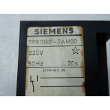 Siemens 7PR1040-7AM00 Time relay 220 V 50 Hz