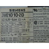 Siemens 3VE1010-2D Motor protection switch