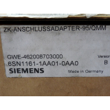 Siemens GWE-462008703000 ZK connection adapter 95 QMM for 6SN1161-1AA01-0AA0 unused in opened OVP