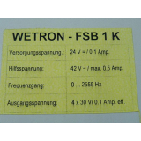 Wetron-FSB 1 K  24 V 0 , 1 A