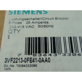 Siemens 3VF2213-0FE41-0AA0 Leistungsschalter 25 A ungebraucht in geöffneter OVP