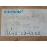 Siemens 3TD42-10-0CQ0 Contactor reversing switch 7 , 5 kW Coil voltage 380 V 50 Hz 460 V 60 Hz