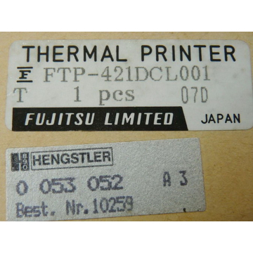 FTP-421DCL001 PC Board für Thermal Printer Hengstler Nr 0 053 052 Best Nr 10259 - ungebraucht ! - in OVP