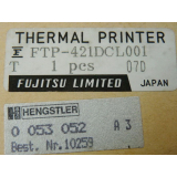 FTP-421DCL001 PC Board for Thermal Printer Hengstler Nr 0...