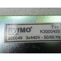 RWMO Type: K3000420 3 x 440 V 50 - 60 Hz