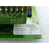 RS electronics PCD 200 44847 CPU card