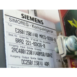 Siemens 6RA2221-8DK26-0 MREQ-GDG8-0 Simoreg compact device