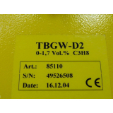 TBGW-D2 0 - 1 , 7 Vol % C3H8 Gehäuse 52 mm x 113 mm...
