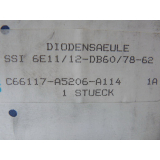 Siemens C66117-A5206-A114 Gleichrichter Diodensäule ungebraucht in geöffneter OVP