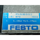 Festo MFH-5/3G-D-3 C Pneumatic solenoid valve with MSFG-24/42-50/60 solenoid coils 24 V DC / AC 50 - 60 Hz 4 , 5 W