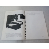 Wadkin Colne CNC Oberfräsen Programm CC2000 Dokumentation Betriebsanleitung Stand 1983