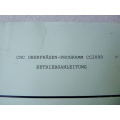 Wadkin Colne CNC Oberfräsen Programm CC2000 Dokumentation Betriebsanleitung Stand 1983