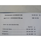RANC 316 CBKx Masch No. 1319 Circuit diagram Operating manual Ranc Programming manual Sinumerik 840 D Documentation Status 1996 - 1997