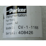 Parker CV-1-1166 Rückschlagventil Partek 408426