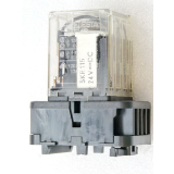 Elesta SKR 115 industrial relay 24 V = DC on relay base black