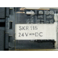 Elesta SKR 115 Industrierelais 24 V = DC auf Relaissockel schwarz