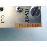 Siemens 6FX1118-4AB01 Control card Vers A unused !!