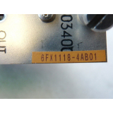 Siemens 6FX1118-4AB01 Sinumerik control card Vers A...