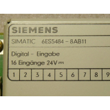 Siemens 6ES5484-8AB11 Simatic Digital Eingabe 16 Eingänge 24 V ungebraucht !!!!