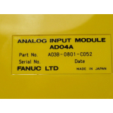 Fanuc A03B-0801-C052 Analog Input Module AD04A - unused