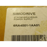 Siemens 6RA4001-1AA01 Simodrive Stromversorgung Power Supply - ungebraucht - in geöffneter OVP