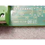 Siemens C98043-A1210-L20 Simoreg Board mit...