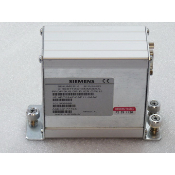 Siemens 6FC5247-0AF11-0AA0 Sinumerik 810 / 840 D Direct key module Profibus DP for OP012 Vers A0 - unused -