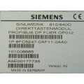 Siemens 6FC5247-0AF11-0AA0 Sinumerik 810 / 840 D Direkttastenmodul Profibus DP fuer OP012 Vers A0 - ungebraucht -