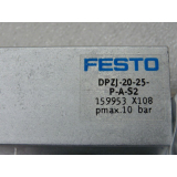 Festo DPZJ-20-25-P-A-S2 pneumatic double piston cylinder...