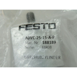Festo ADVC-25-15-A-P Pneumatik Kurzhubzylinder Artikel Nr 188189 - ungebraucht - in OVP