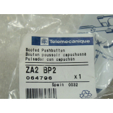Telemecanique ZA2 BP2 Drucktaster schwarz Booted Pushbutton - ungebraucht - in OVP