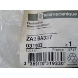 Telemecanique ZA2 BA337 Drucktaster Einbaudrucktaster grün " III " - ungebraucht - in geöffneter OVP